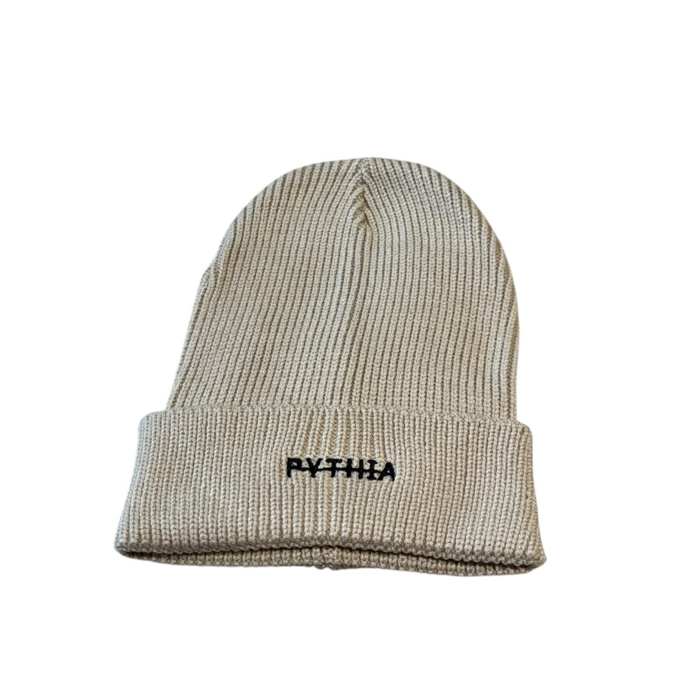 Beige Pythia Beanie - One Size Fits All